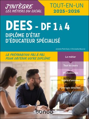 cover image of DEES-DF 1 à 4-Diplôme d'État d'éducateur spécialisé